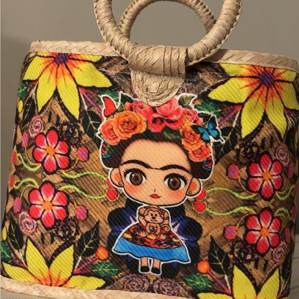 MEXICANA Floral Art Tote Bag